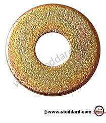 6mm X 18mm Yellow Zinc Washer For Mounting Fenders 6.4 MM