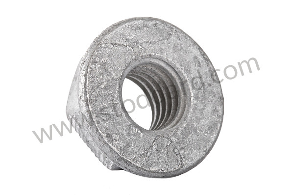 90038000501 - Hex Locking Nut M8 x 1.25 with Flange for Porsche 