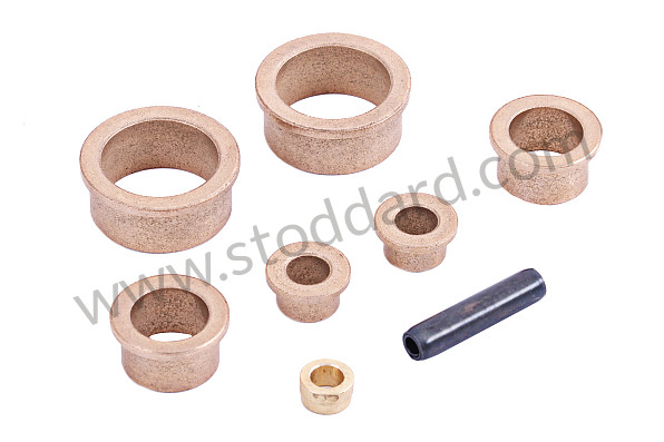 90042349800 - Bronze Pedal Bushing Set For 911 912 914 1965-1986 900423498 for Porsche 914 &bull; 1970 &bull; 914/6 &bull; Manual Gearbox, 5 Speed