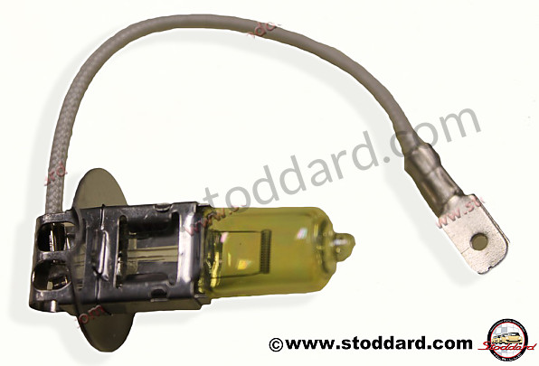 90063112691 - H3 12v 55 Watt Bulb, Yellow For Fog Lights. for Porsche 