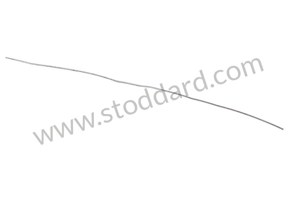 90090101005 - Steel Wire for Porsche 356B T5 &bull; 1959 &bull; 1600 (616/1 T5) &bull; Cabrio B T5 &bull; Manual Gearbox, 4 Speed