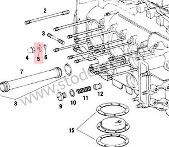 90110116103 - Engine Case Nut Washer, 911 65-89, 914-6 for Porsche 911 65-69 &bull; 1969 &bull; 2.0T &bull; Coupe &bull; Manual Gearbox, 5 Speed