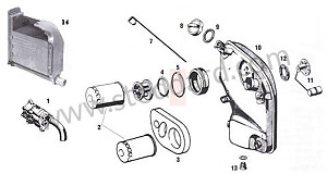 Spring Ring For Oil Tank Filter Neck. 911 1965-73 