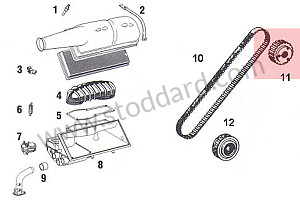 Gear On Injection Pump. 911 1969-1973 Mfi Cars 