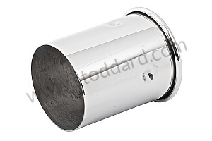 Chrome Exhaust Pipe Tip 911 1965-1973 2 Versions available for this part