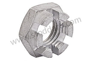 Castle Nut For Axle. 911 912 1965-1969, OPTION: TURBO LOOK (Option code: M491) (90133280601)