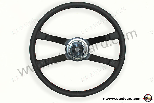 90134708110 - Steering Wheel, Leather Wrapped Vdm 420mm For 911 912 1965-1973 And 914 for Porsche 