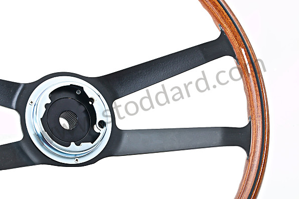 90134708201 - Steering wheel mahogany wood steel ring 42 cm 911 914 for Porsche 