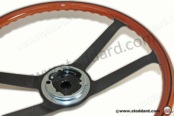 90134708210 - Steering Wheel, Mahagony Wood Vdm 400mm For 911 912 1965-1973 And 914 for Porsche 