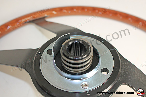 90134708210 - Steering Wheel, Mahagony Wood Vdm 400mm For 911 912 1965-1973 And 914 for Porsche 