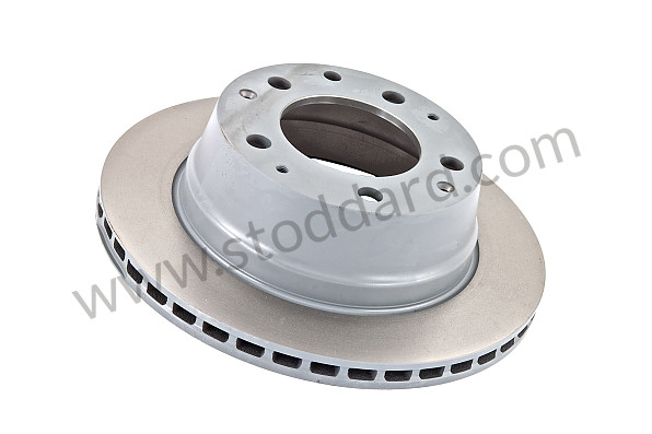 SIC35204114 - Sebro Vented Brake Disc Rotor, Rear For 911 (69-89), And 930 (76-77) for Porsche 