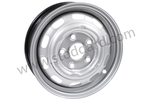 A90136101303 - PERFORATED DISC WHEEL for Porsche 356C &bull; 1963 &bull; 1600 C (616/15) &bull; Cabrio C &bull; Manual Gearbox, 4 Speed