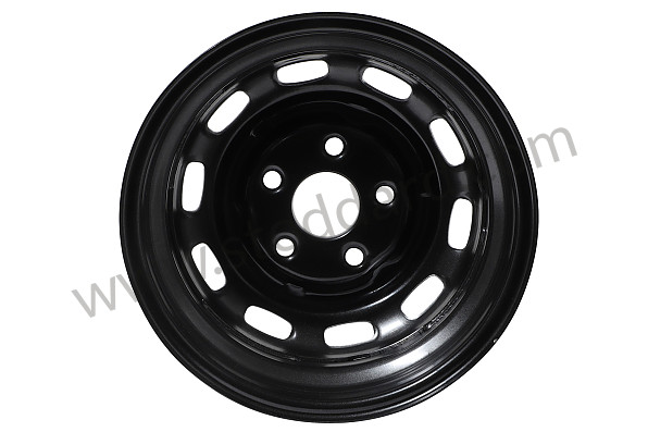 A90136101303 - PERFORATED DISC WHEEL for Porsche 356C &bull; 1963 &bull; 1600 C (616/15) &bull; Cabrio C &bull; Manual Gearbox, 4 Speed