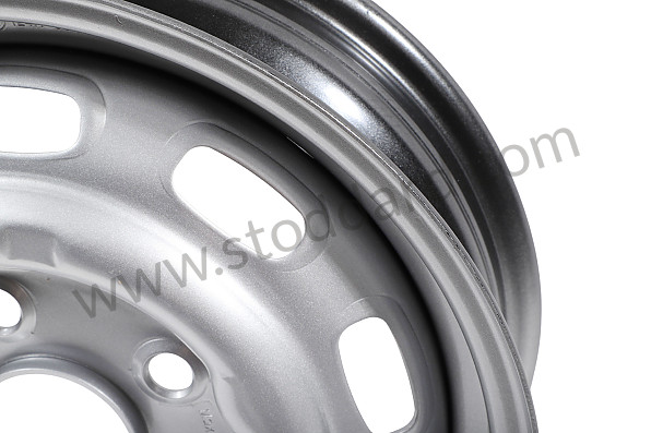 A90136101303 - PERFORATED DISC WHEEL for Porsche 356C &bull; 1963 &bull; 1600 C (616/15) &bull; Cabrio C &bull; Manual Gearbox, 4 Speed