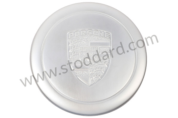 90136103200 - Silver 3-clip Wheel Hub Center Cap For 911 912 With Fuchs Or Ats Alloy Wheels for Porsche 