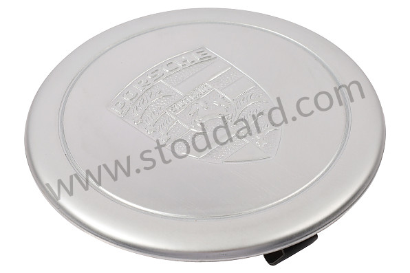 90136103200 - Silver 3-clip Wheel Hub Center Cap For 911 912 With Fuchs Or Ats Alloy Wheels for Porsche 