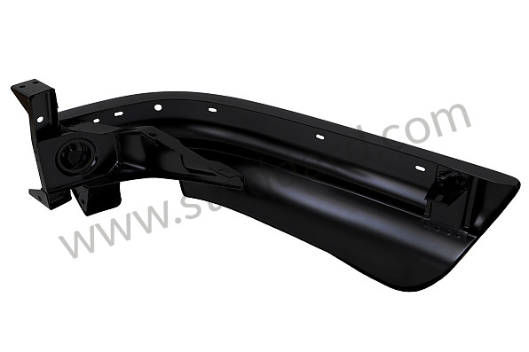 SIC50502120GRV - Left Rear Bumper, 911 912 1965-1968 for Porsche 911 65-69 &bull; 1968 &bull; 2.0S &bull; Coupe &bull; Automatic Gearbox