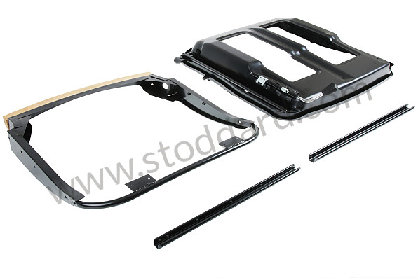 A90152100922 - SEAT FRAME COMPLETE for Porsche 912 &bull; 1966 &bull; 912 1.6 &bull; Coupe &bull; Manual Gearbox, 4 Speed