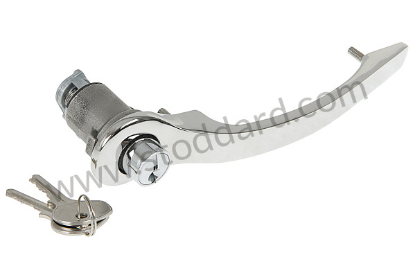 SIC53106120 - Door Handle, Left, Complete With Lock And Keys For 911 912 1965-1967 for Porsche 