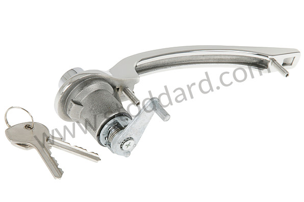 SIC53106120 - Door Handle, Left, Complete With Lock And Keys For 911 912 1965-1967 for Porsche 