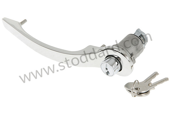 SIC53106220 - Door Handle, Right, Complete With Lock And Keys For 911 912 1965-1967 for Porsche 