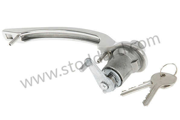 SIC53106220 - Door Handle, Right, Complete With Lock And Keys For 911 912 1965-1967 for Porsche 