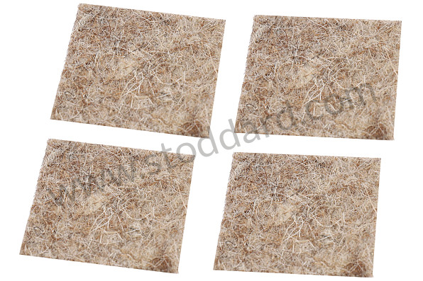 90153159921SET - Felt Pads, Set Of Four For Door Latch Rod, 911 912 1965-On for Porsche 