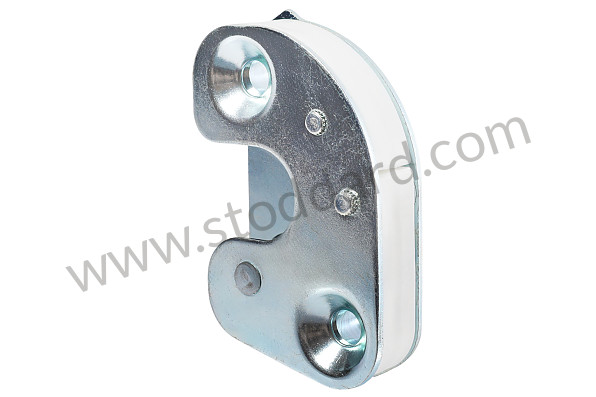 90153170201 - DOOR LOCK STRIKER WHITE CHROME for Porsche 911 70-73 &bull; 1970 &bull; 2.2E &bull; Coupe &bull; Automatic Gearbox