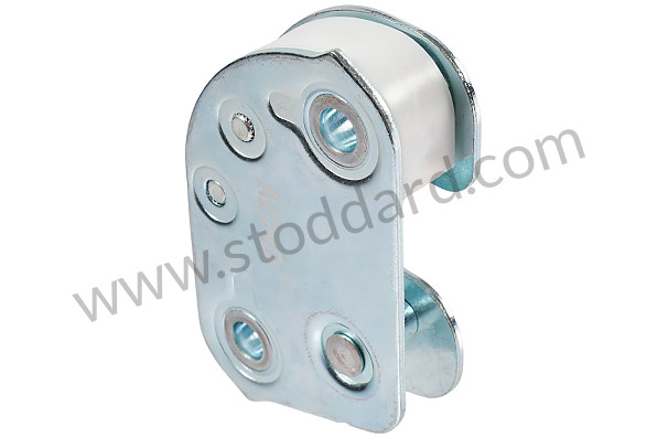 90153170201 - DOOR LOCK STRIKER WHITE CHROME for Porsche 911 70-73 &bull; 1970 &bull; 2.2E &bull; Coupe &bull; Automatic Gearbox