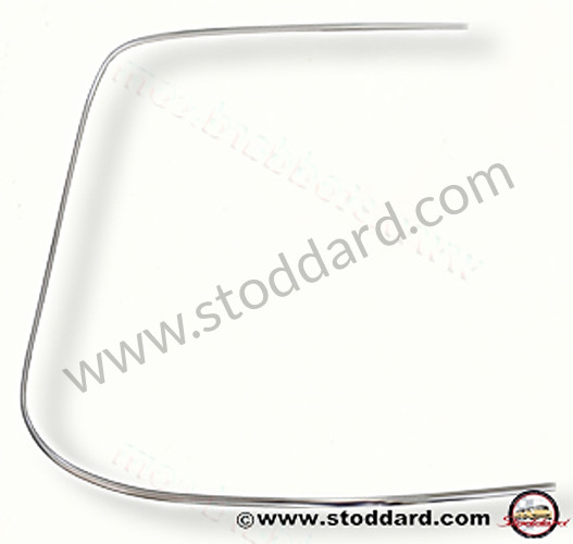 90154191220 - Front Windshield Trim, Right, Bright Aluminum. 911 912 1965-1977. . for Porsche 