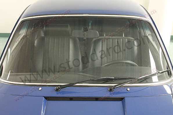 90154191220 - Front Windshield Trim, Right, Bright Aluminum. 911 912 1965-1977. . for Porsche 