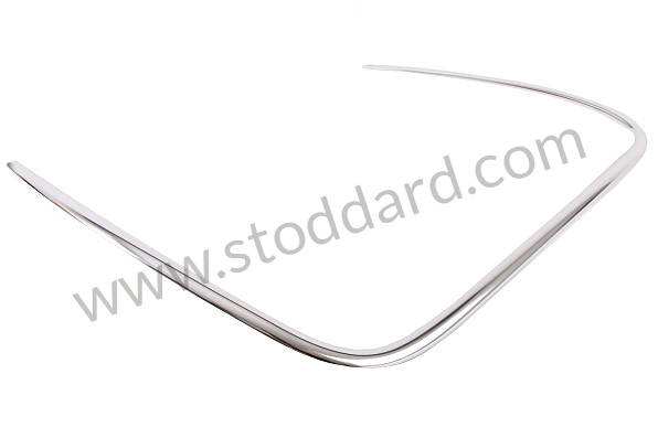 SIC54191220 - Front Windshield Trim, Right, Bright Aluminum. 911 912 1965-1977 for Porsche 