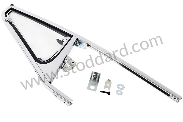 A90154200555 - DOOR GLASS FRAME WITH OPENING GLASS for Porsche 911 70-73 &bull; 1973 &bull; 2.4E &bull; Targa &bull; Automatic Gearbox