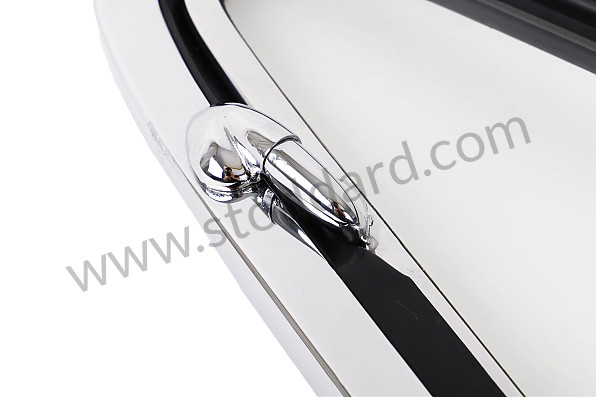 A90154200555 - DOOR GLASS FRAME WITH OPENING GLASS for Porsche 911 70-73 &bull; 1973 &bull; 2.4E &bull; Targa &bull; Automatic Gearbox