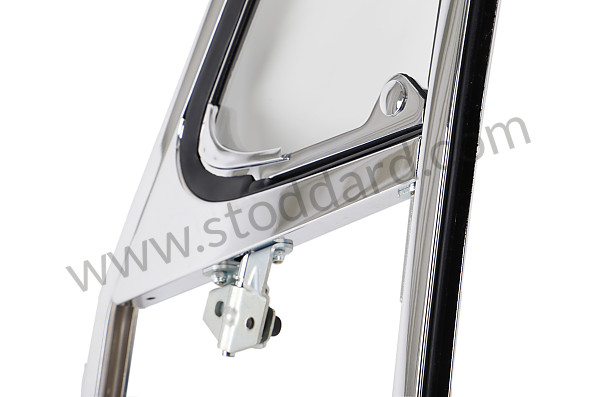 A90154200555 - DOOR GLASS FRAME WITH OPENING GLASS for Porsche 911 70-73 &bull; 1973 &bull; 2.4E &bull; Targa &bull; Automatic Gearbox