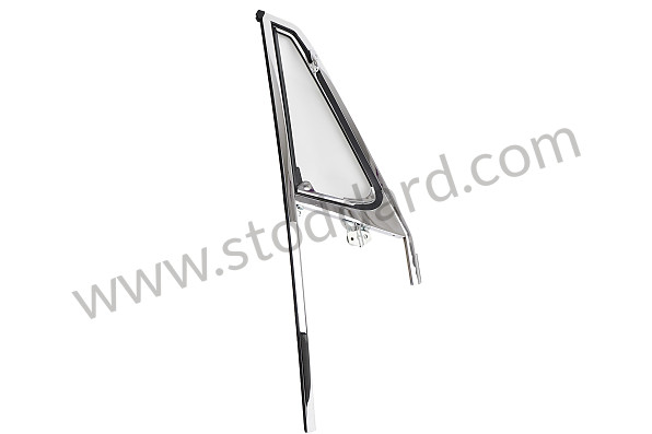A90154200655 - DOOR GLASS FRAME WITH OPENING GLASS for Porsche 911 74-77 + 912E &bull; 1977 &bull; 2.7 &bull; Targa &bull; Automatic Gearbox