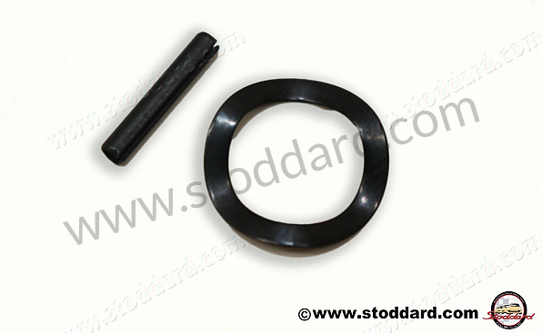 SIC54256400 - Right Vent Window Handle for opening vents, Black. Fits 911 1965-1976 for Porsche 