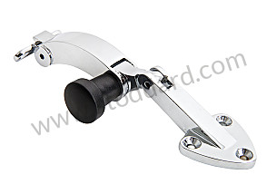 Quarter Window Latch, Left, Chrome 911 912 1965-1977 CHROME / CHROME / REAR LEFT (SIC54304121)