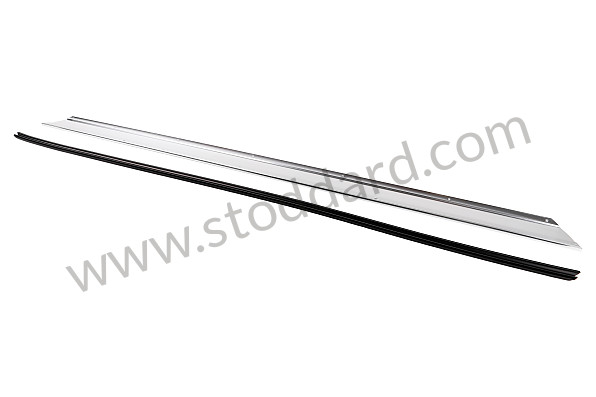 SIC55910553 - Wide S-Trim Rocker Deco Strip for Porsche 911 70-73 &bull; 1973 &bull; 2.4E &bull; Targa &bull; Automatic Gearbox
