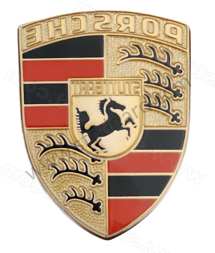 90155921029 - Porsche crest Orange for Porsche 