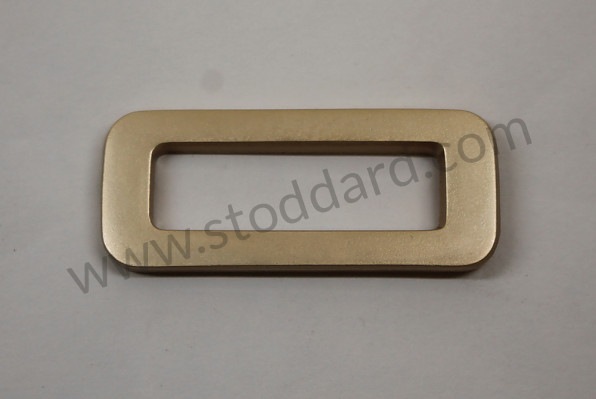 90155930122 - Individual Letter Porsche Decklid Emblem Set. Satin Gold Finish. 911 912 1967-1971 for Porsche 