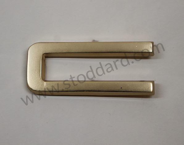 90155930122 - Individual Letter Porsche Decklid Emblem Set. Satin Gold Finish. 911 912 1967-1971 for Porsche 