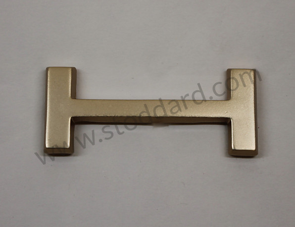 90155930122 - Individual Letter Porsche Decklid Emblem Set. Satin Gold Finish. 911 912 1967-1971 for Porsche 