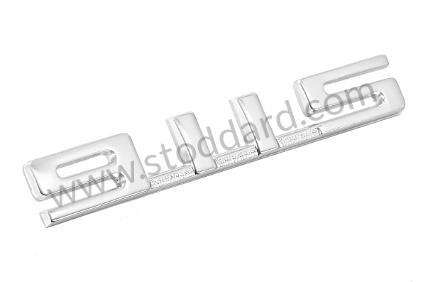 90155930450 - 911s Emblem, Silver For Glovebox for Porsche 