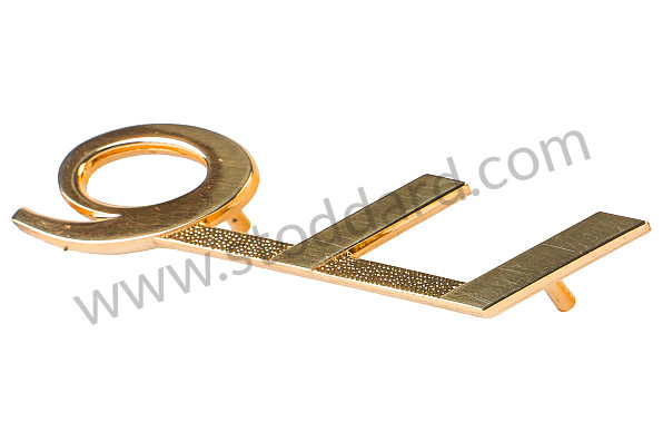 90155930523SIC - Early 911 Emblem, Gold for Porsche 