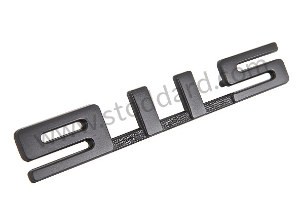 90155930824 - 911s Emblem, Block Style, Black, 911s, 1972-1973. for Porsche 