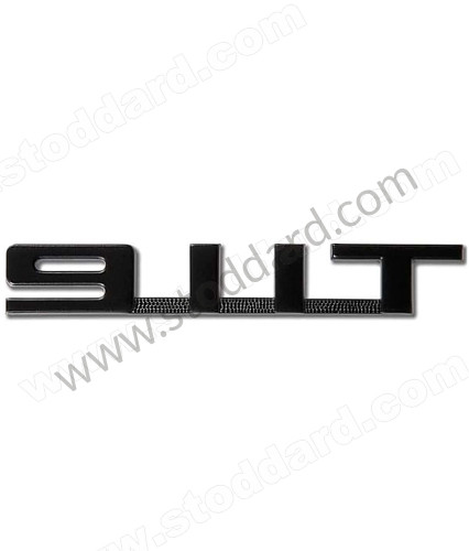 90155931123 - 911t Emblem, Black, 911t 1972-1973 for Porsche 