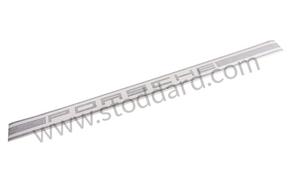 90155931961 - Porsche Decal , Left, For Door Sill For Porsche 911 And 912 for Porsche 