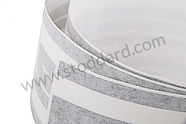 90155931961 - Porsche Decal , Left, For Door Sill For Porsche 911 And 912 for Porsche 
