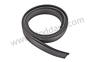 Targa Rear Glass Molding Trim Seal 911, 1968-89 (targa).  (90156555740)
